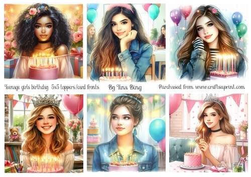 Teenage girls birthday