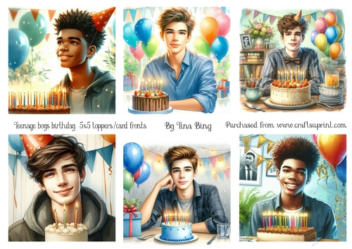 Teenage boy birthday