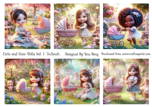 Girls and their dolls
