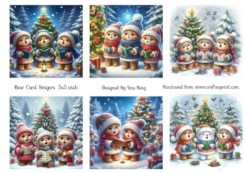 Bear carol singers