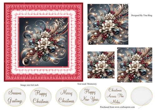 Floral Christmas 3