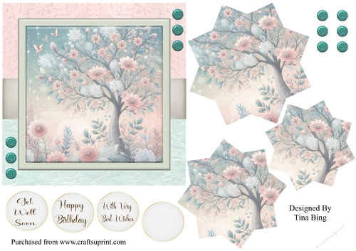 Pastel tree 1
