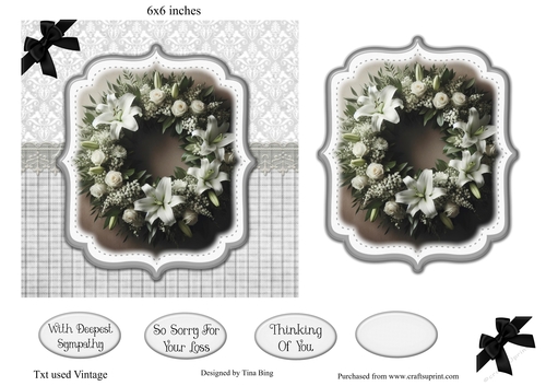 Sympathy wreath 6
