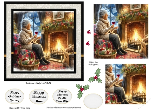 Christmas Lady 1