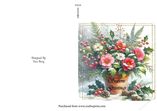 Christmas flower pot 5