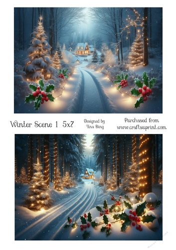 Winter scene 1