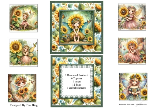 Sunflower Fairy set