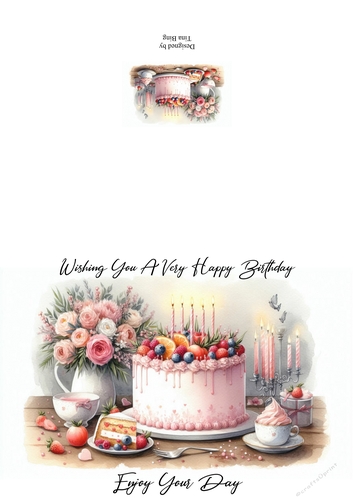 Female birthday card