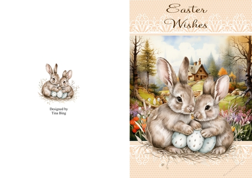 Easter Bunnies card