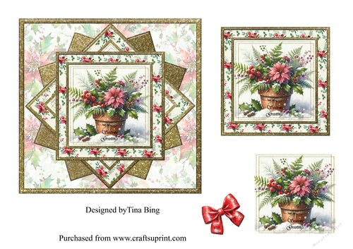 Christmas Flower pot