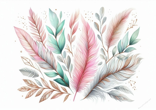 Leaves and Feathers 1