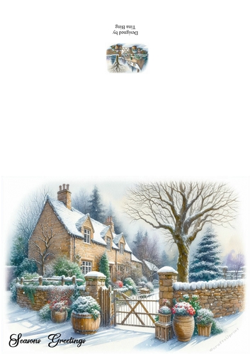 Christmas Card 8 & insert