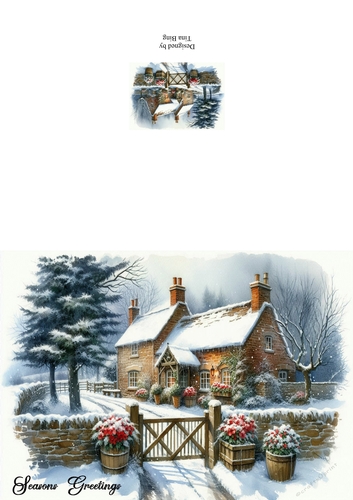 Christmas Card 9 & insert