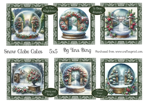 Gate Snow Globes