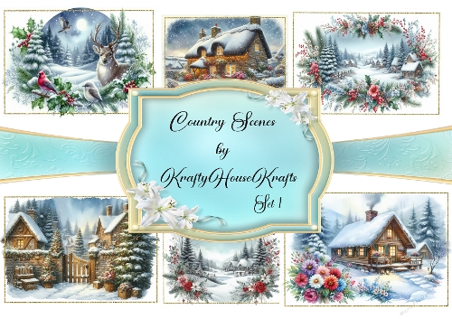 Country Cottages Set 1
