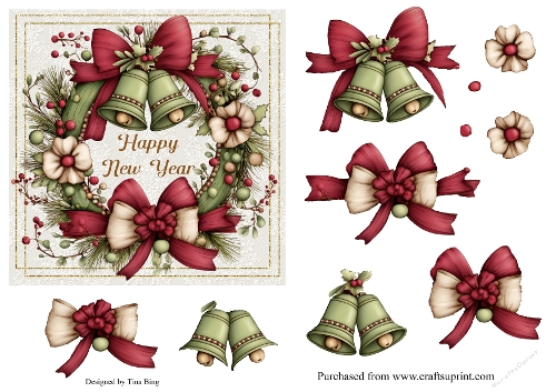 New Year Wreath