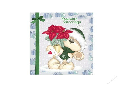 Poinsettia Bear