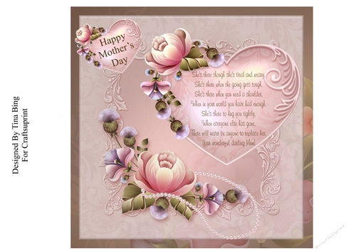 Mothers day heart