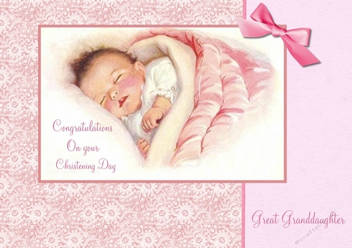 Great Granddaughter Christening