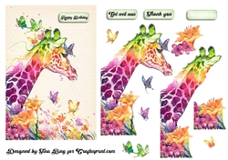 Colourful Giraffe
