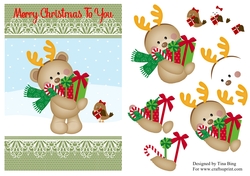Bear with gifts