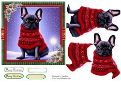 Christmas pug