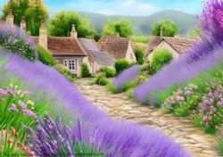 Lavender walk