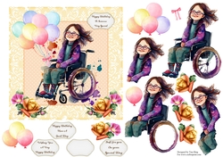 Girl Wheelchair Birthday