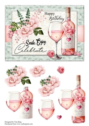 wine and glass