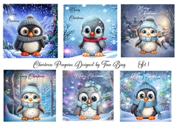Christmas Penguins set1