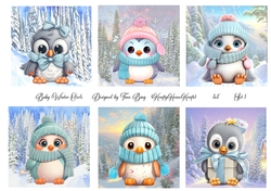 Baby Winter Owls 