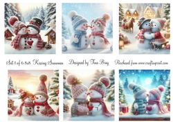 Kissing Snowmen