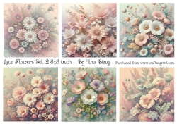 Lace Flowers set 2