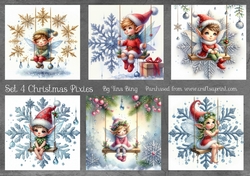 Christmas Pixies set 4