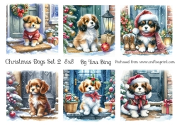 Christmas dogs set 2
