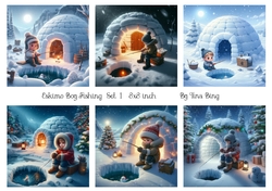Eskimo Boy fishing set 1