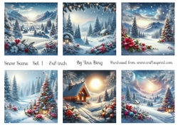 Snow Scenes set 1