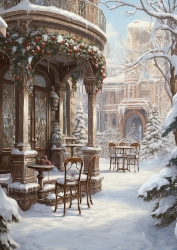 Snowy street 4