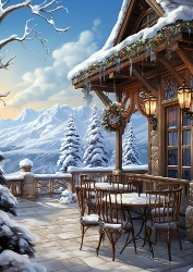 Snowy street 5