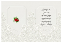 Art Deco Christmas Lady-wife insert