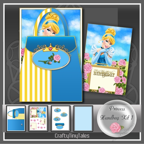 Princess Handbag  Card Kit 1