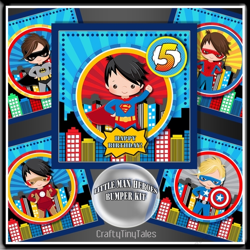 Little Man Heroes Bumper Kit