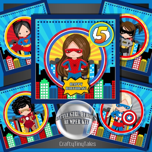 Little Girl Heroes Bumper Kit