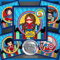 Little Girl Heroes Bumper Kit