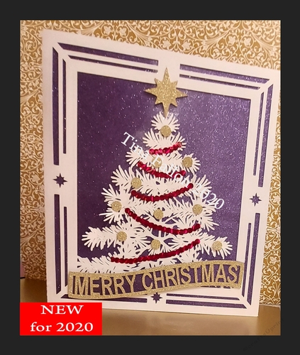 Luxury Christmas Tree Card