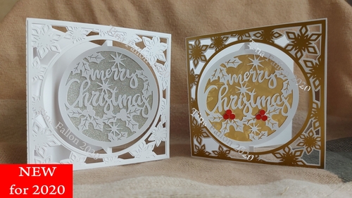 Luxury Christmas Bauble Greetings Card  