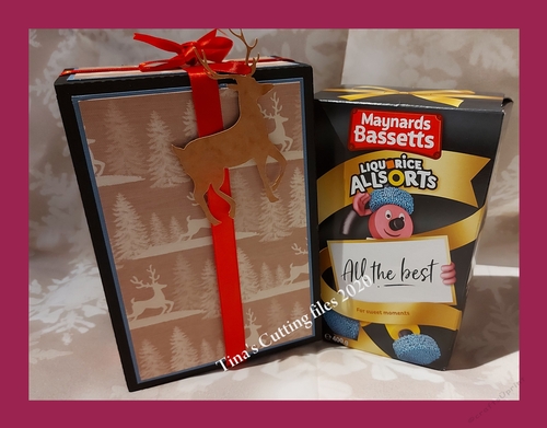 Tall Gift box for Chocolates / Biscuits / Preserves and other Christmas gifts
