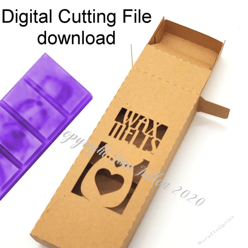 Wax Melt / Soap / Confectionery Packing  box cutting file no. 10