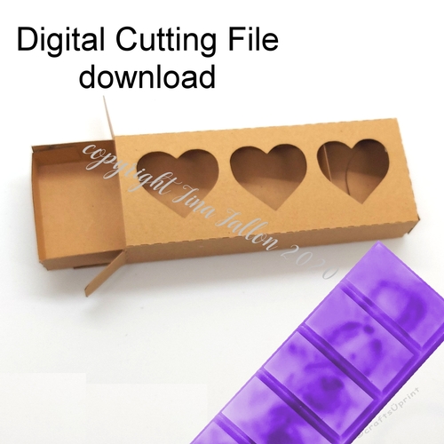 Wax Melt / Soap / Confectionery Packing  box cutting file no.7