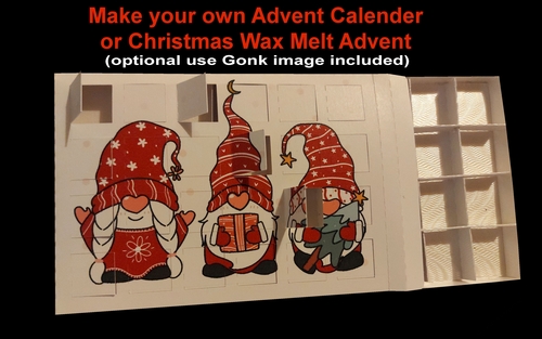 Blank Advent Calender - make your own for Wax Melt / Soap / Confectionery box